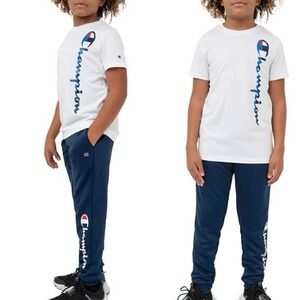 Champion Boy's Lightweight 2 Piece Tee & Jogger Active Set Size 14/16